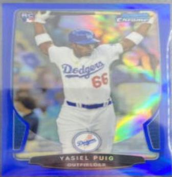 Yasiel Puig [Blue Refractor] #330