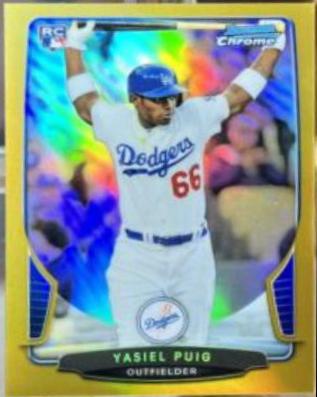 Yasiel Puig [Gold Refractor] #330