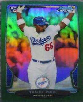Yasiel Puig [Green Refractor] #330