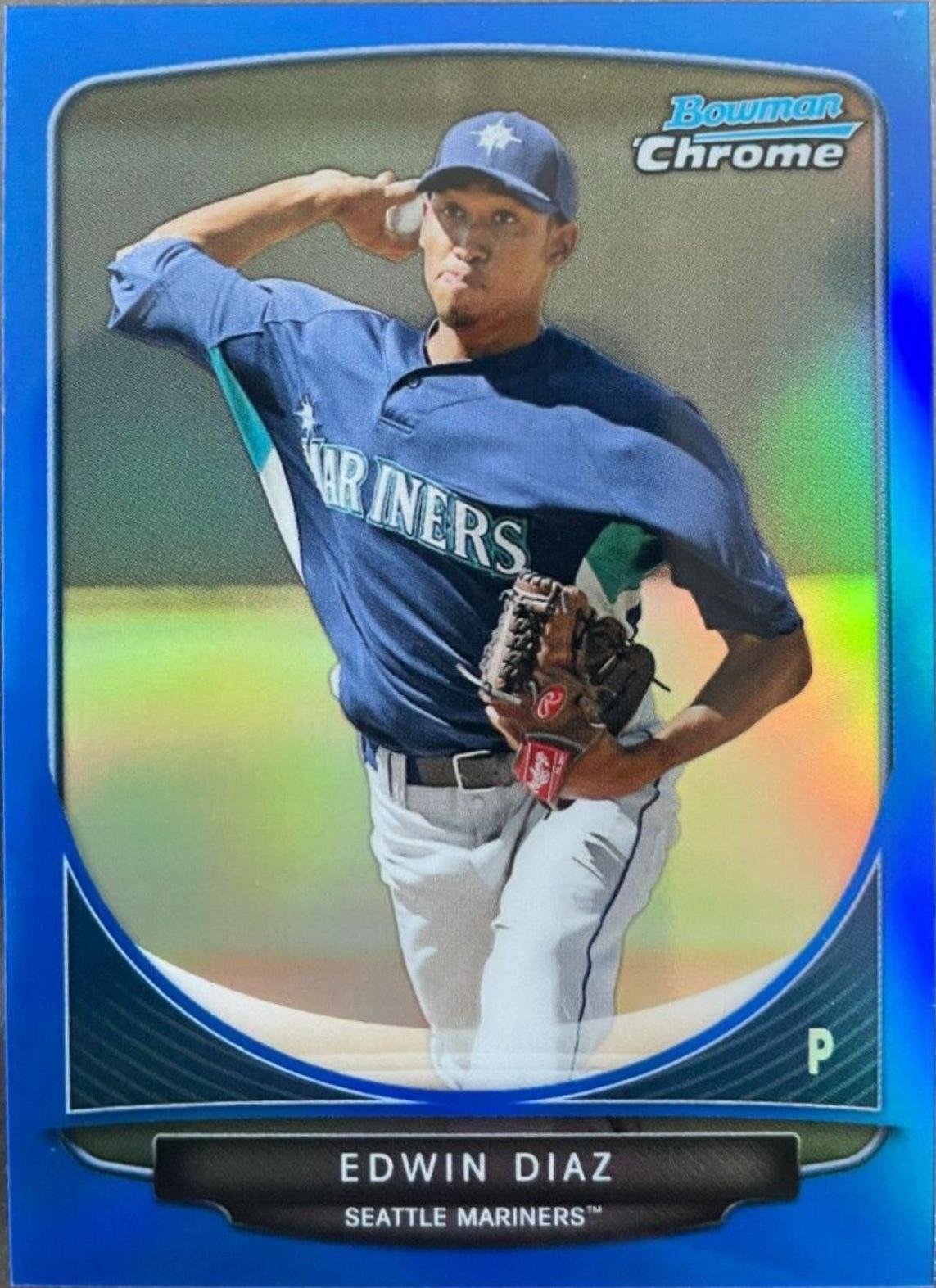 Edwin Diaz [Blue Wave Refractor] #BCP29