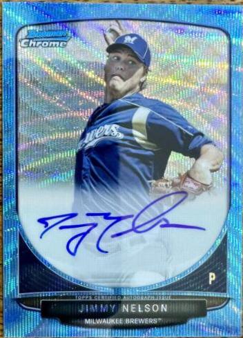 Jimmy Nelson [Blue Wave Refractor] #BCAJN