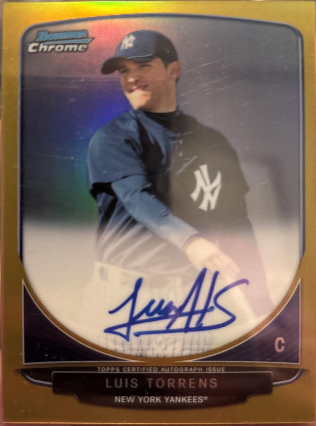 Luis Torrens [Gold Refractor] #BCALT