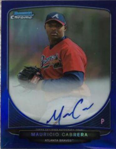 Mauricio Cabrera [Blue Refractor] #BCAMC