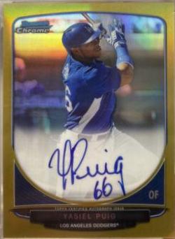 Yasiel Puig [Gold Refractor] #BCAYP