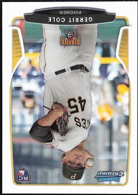 Gerrit Cole [Chrome Gold Refractor] #6