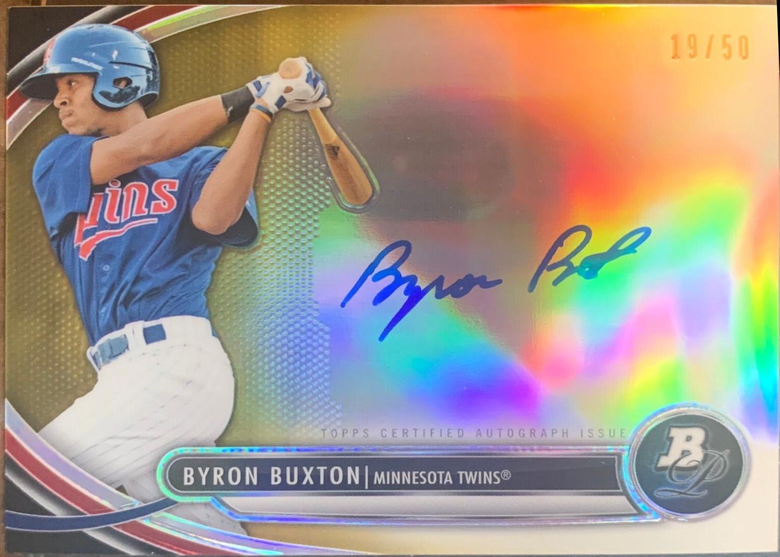 Byron Buxton [Gold Refractor] #BB