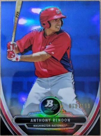 Anthony Rendon [Blue Refractor] #25