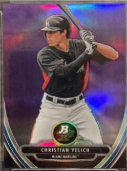 Christian Yelich [Purple Refractor] #12