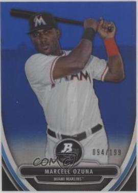 Marcell Ozuna [Blue Refractor] #90