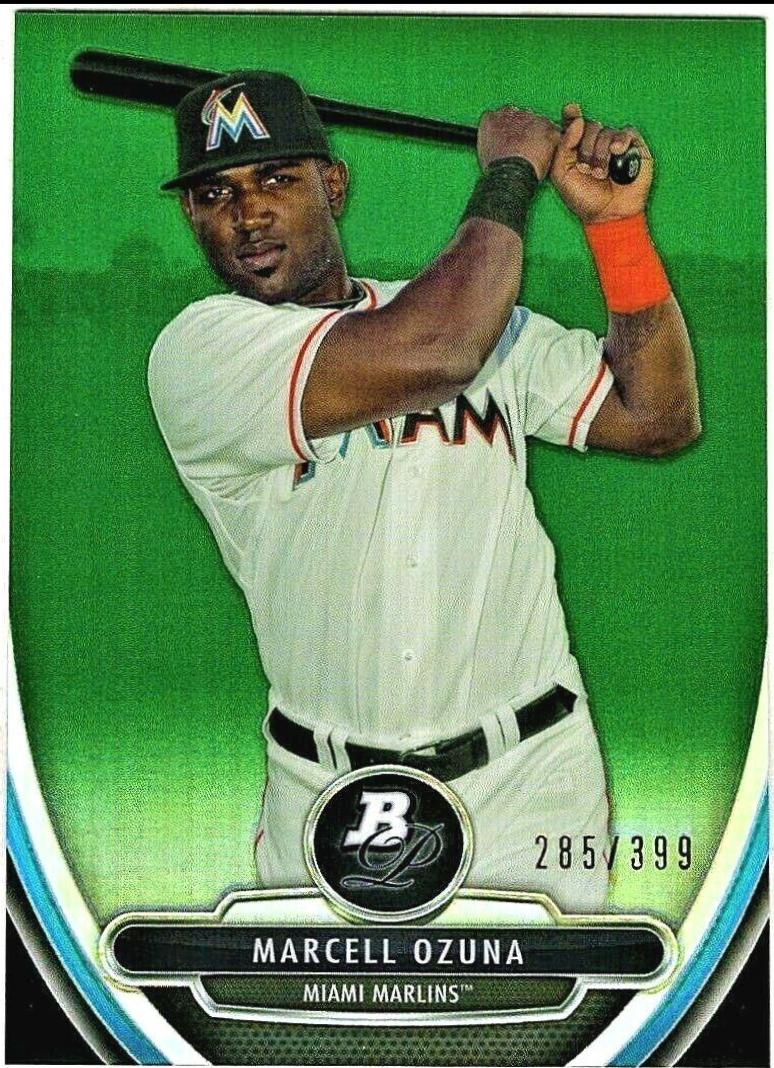 Marcell Ozuna [Green Refractor] #90