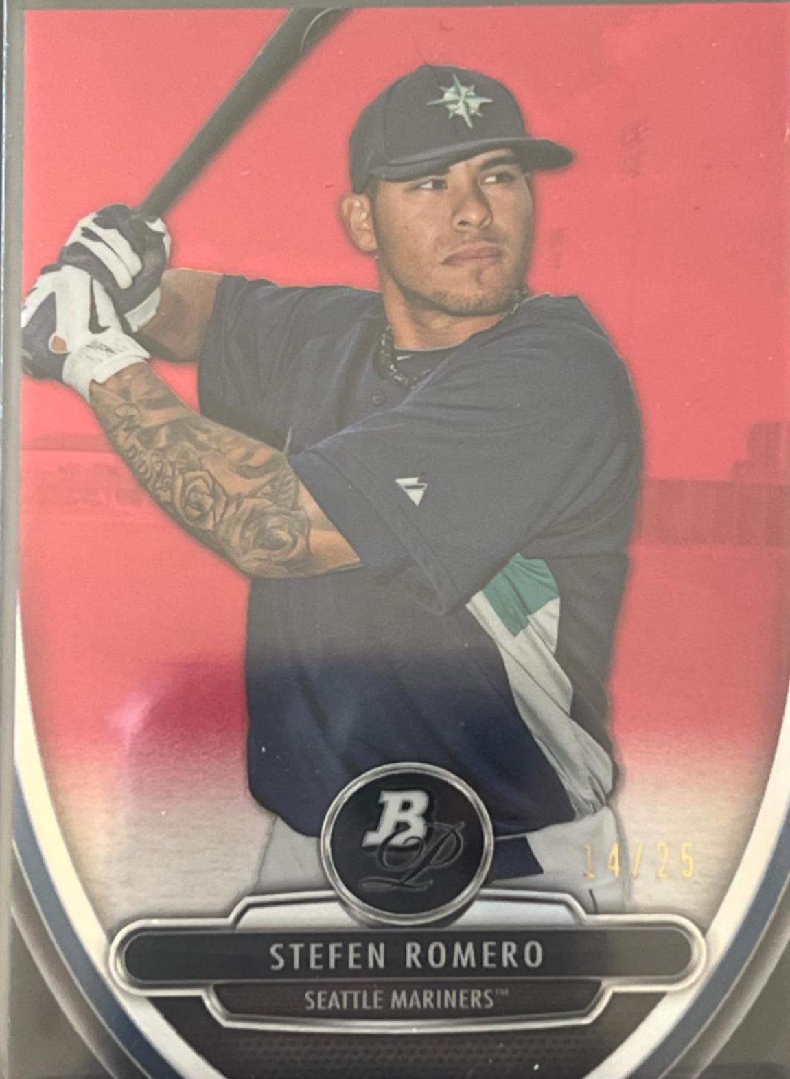 Stefen Romero [Red Refractor] #BPCP86