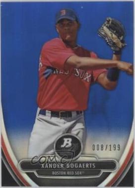 Xander Bogaerts [Blue Refractor] #8