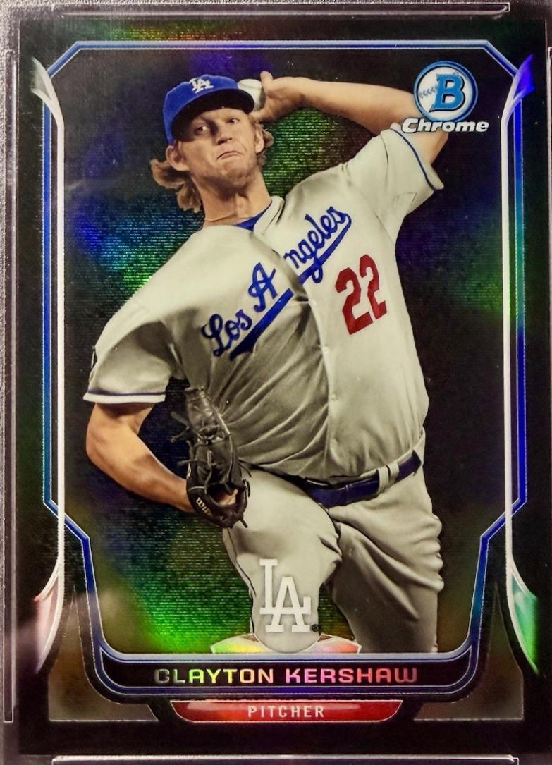 Clayton Kershaw [Black Static Refractor] #158
