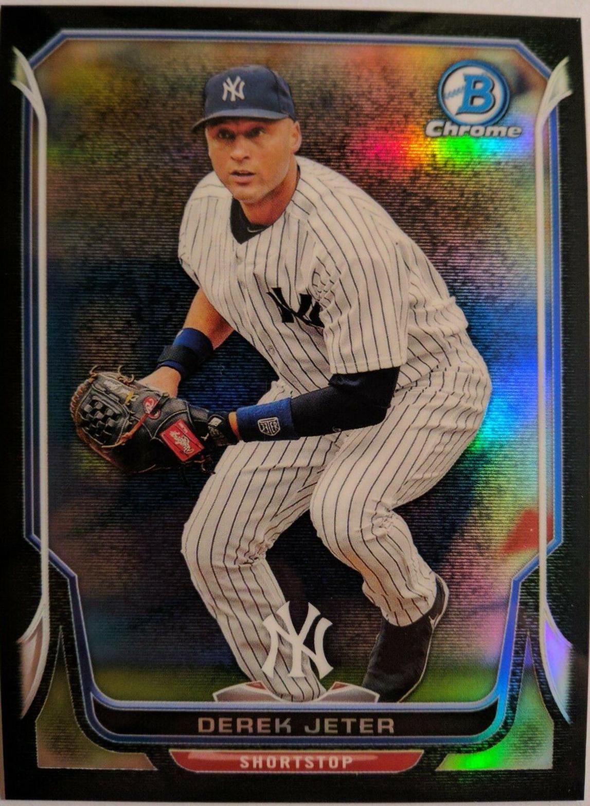 Derek Jeter [Black Static Refractor] #89
