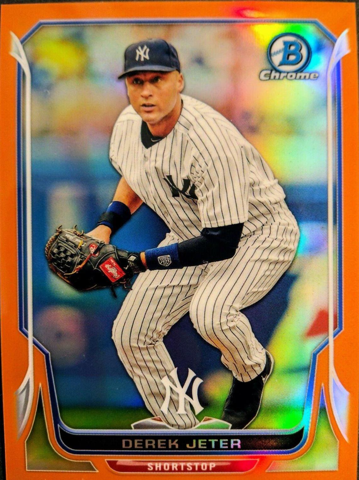 Derek Jeter [Orange Refractor] #89