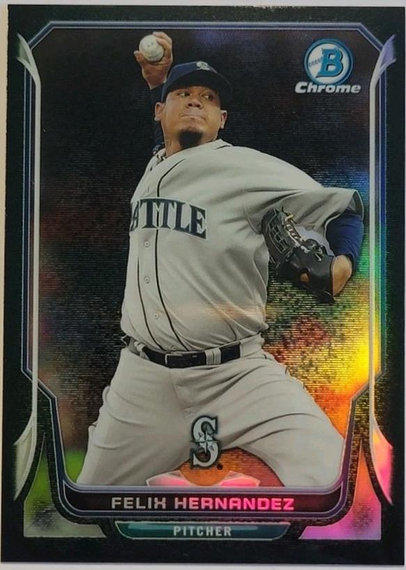 Felix Hernandez [Black Static Refractor] #49