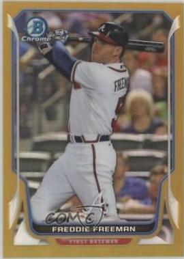 Freddie Freeman [Gold Refractor] #43