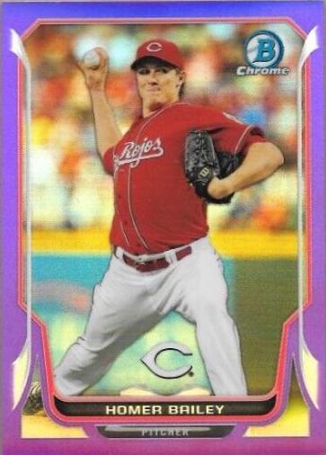 Homer Bailey [Purple Refractor] #182