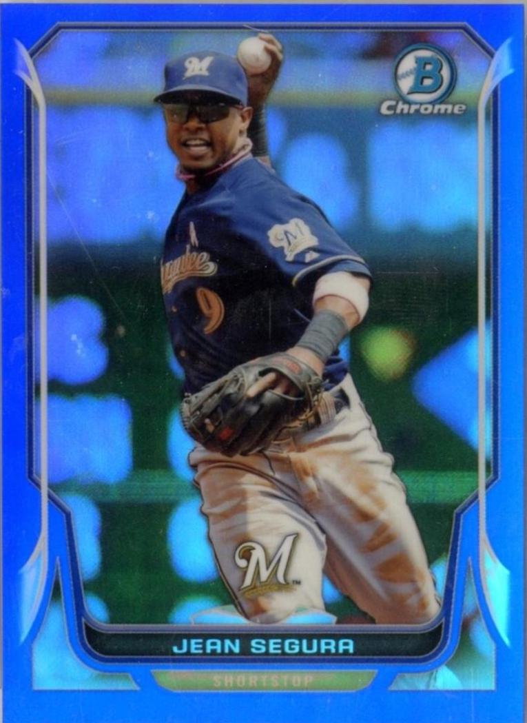 Jean Segura [Blue Refractor] #120