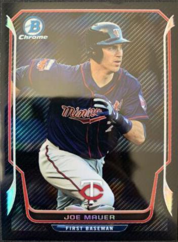 Joe Mauer [Black Static Refractor] #134