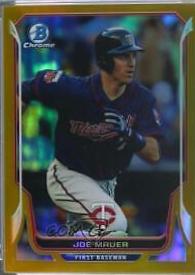 Joe Mauer [Gold Refractor] #134
