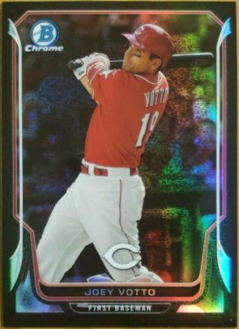 Joey Votto [Black Static Refractor] #126