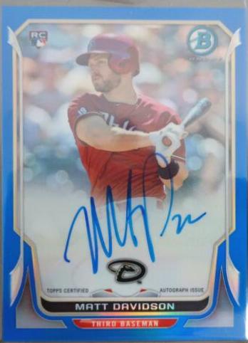Matt Davidson [Blue Refractor] #17