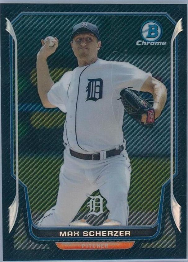 Max Scherzer [Black Static Refractor] #36