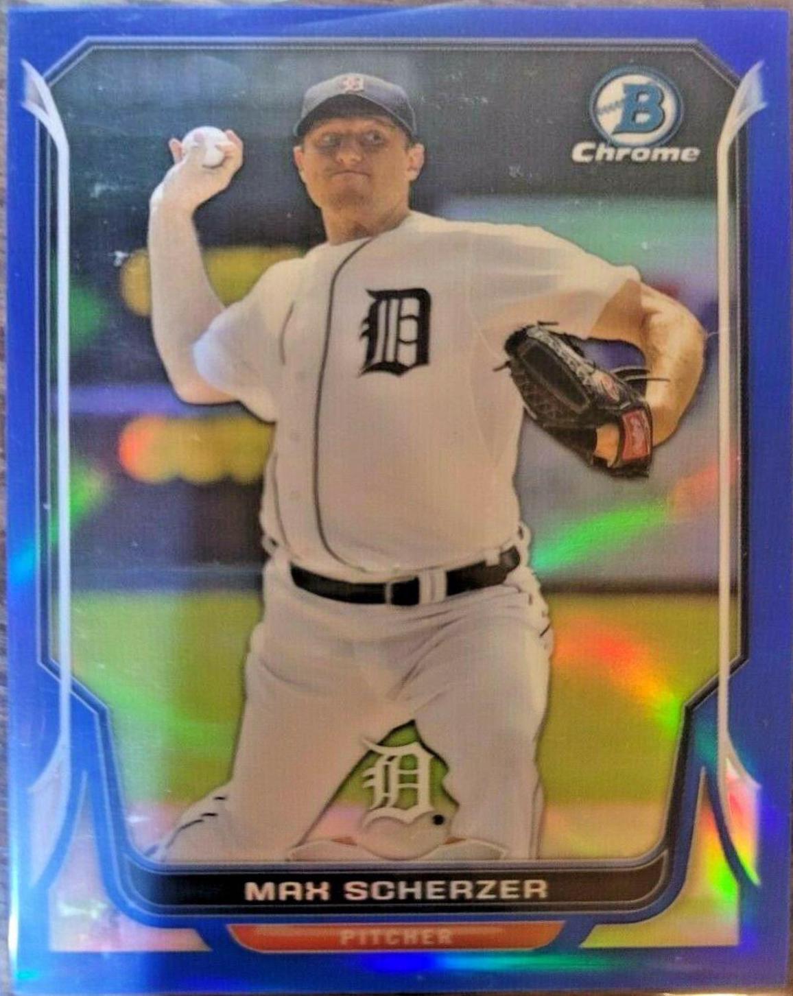 Max Scherzer [Blue Refractor] #36