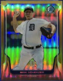 Max Scherzer [Gold Refractor] #36