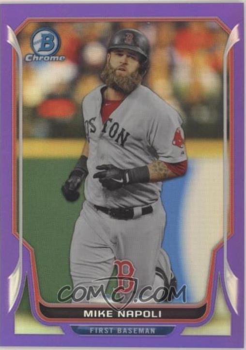 Mike Napoli [Purple Refractor] #197