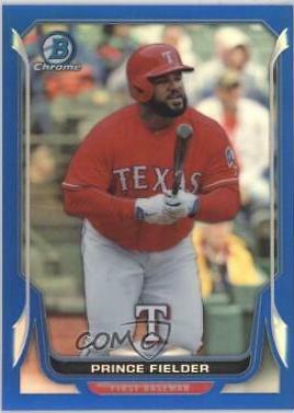 Prince Fielder [Blue Refractor] #104