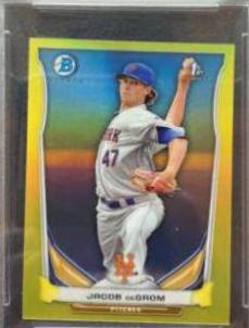 Jacob DeGrom [Yellow Refractor] #66