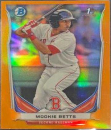 Mookie Betts [Orange Refractor] #138