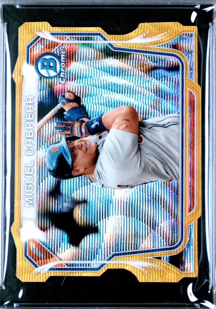 Miguel Cabrera [Die Cut Gold Wave] #MC-MC