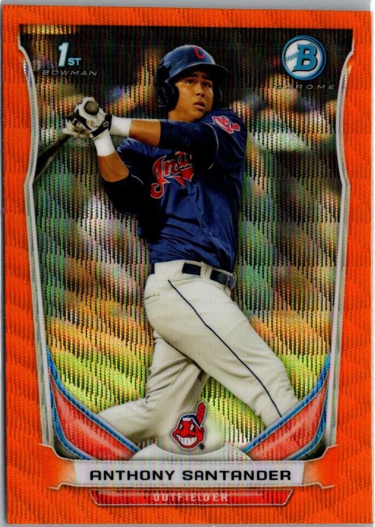 Anthony Santander [Orange Wave Refractor] #BCP67