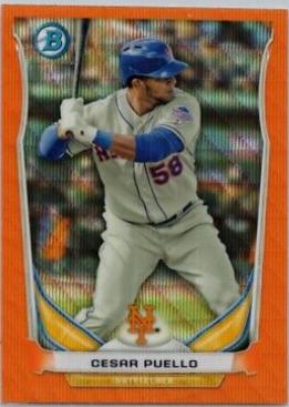 Cesar Puello [Orange Wave Refractor] #BCP34