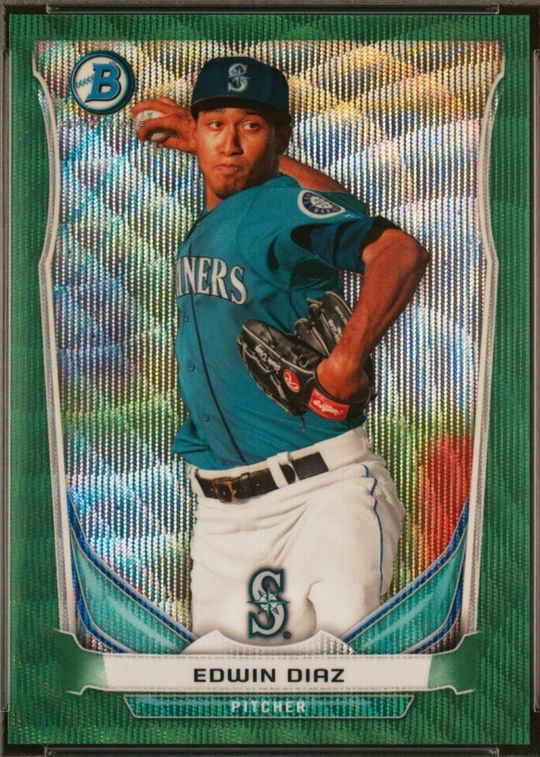 Edwin Diaz [Green Wave Refractor] #BCP15