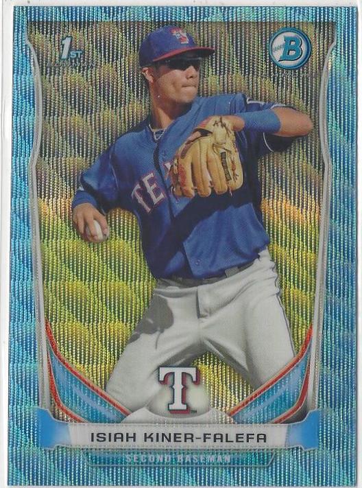 Isiah Kiner-Falefa [Blue Wave Refractor] #BCP49