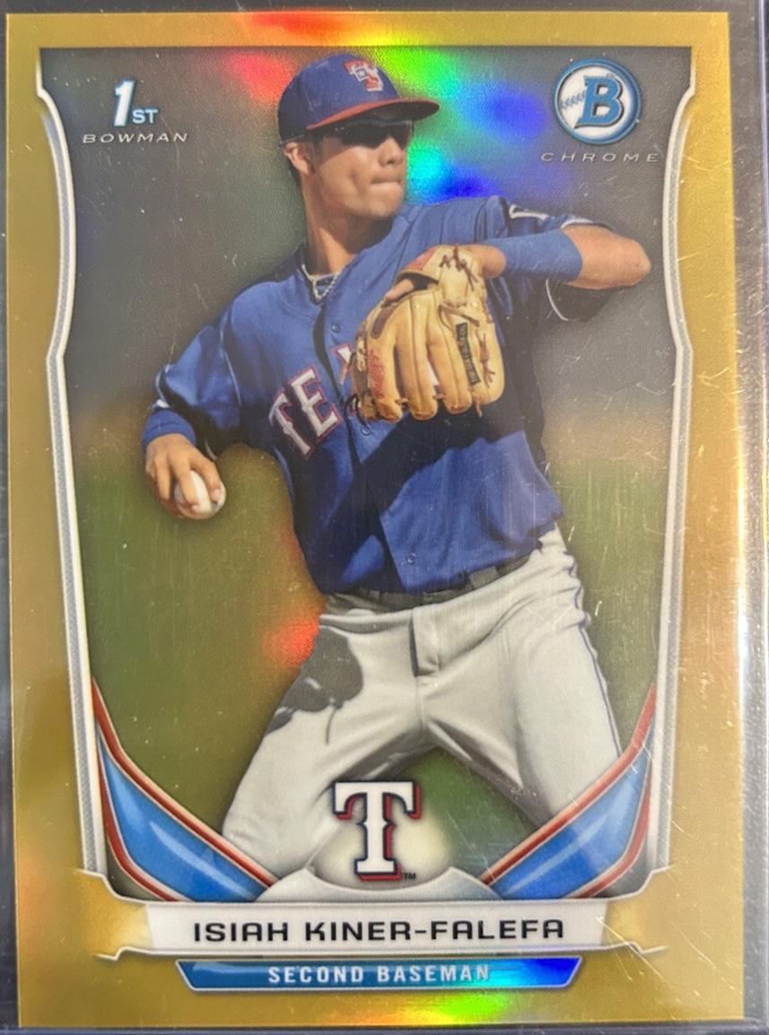 Isiah Kiner-Falefa [Gold Refractor] #BCP49