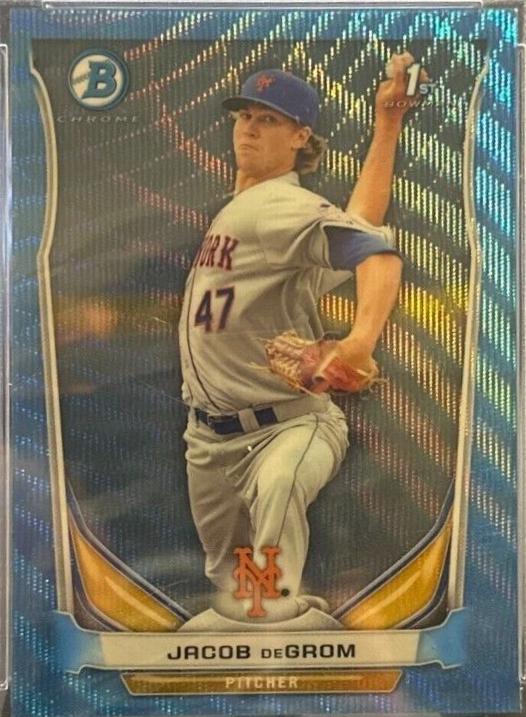Jacob DeGrom [Blue Wave Refractor] #BCP73
