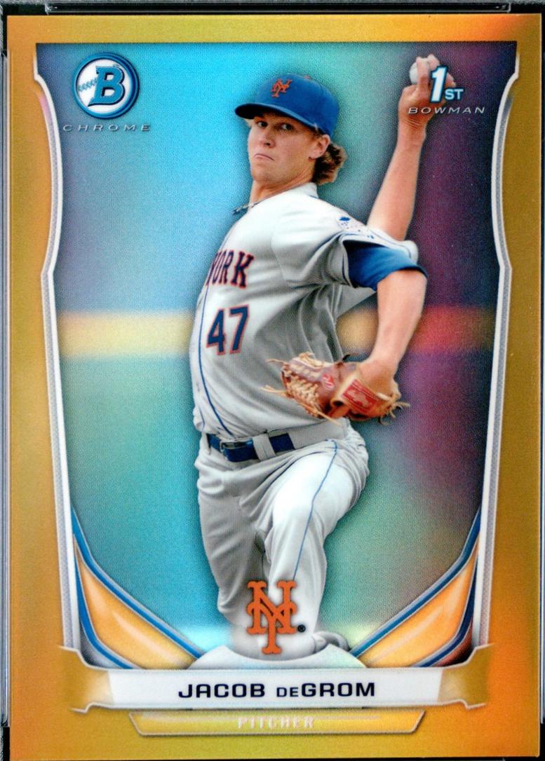 Jacob DeGrom [Gold Refractor] #BCP73