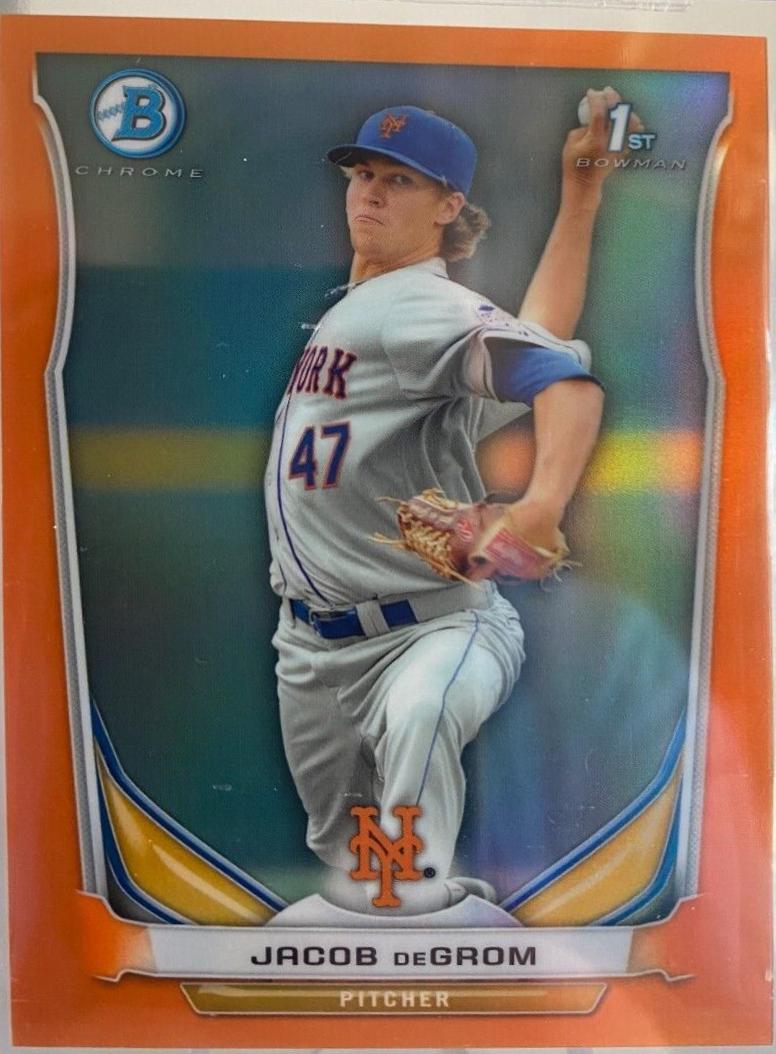 Jacob DeGrom [Orange Refractor] #BCP73