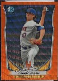 Jacob DeGrom [Orange Wave Refractor] #BCP73