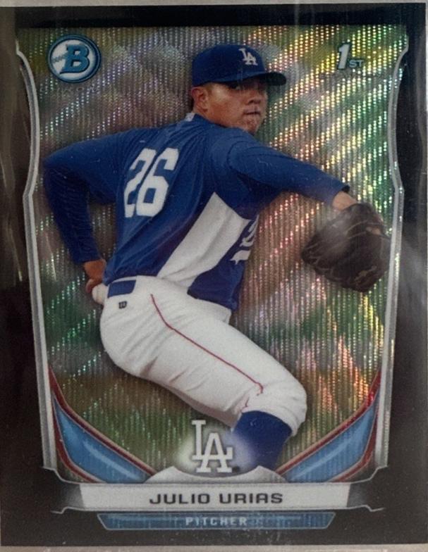 Julio Urias [Black Wave Refractor] #BCP6
