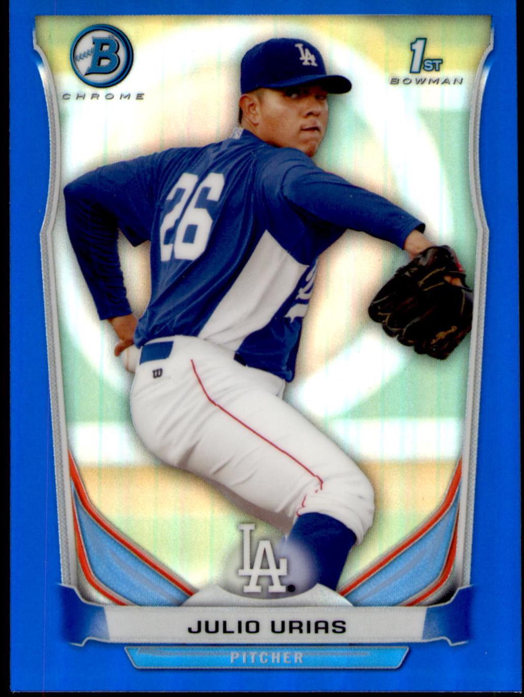 Julio Urias [Blue Refractor] #BCP6