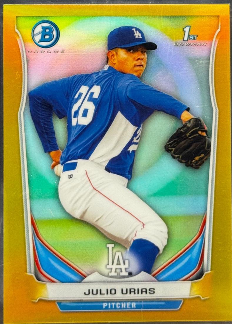 Julio Urias [Gold Refractor] #BCP6