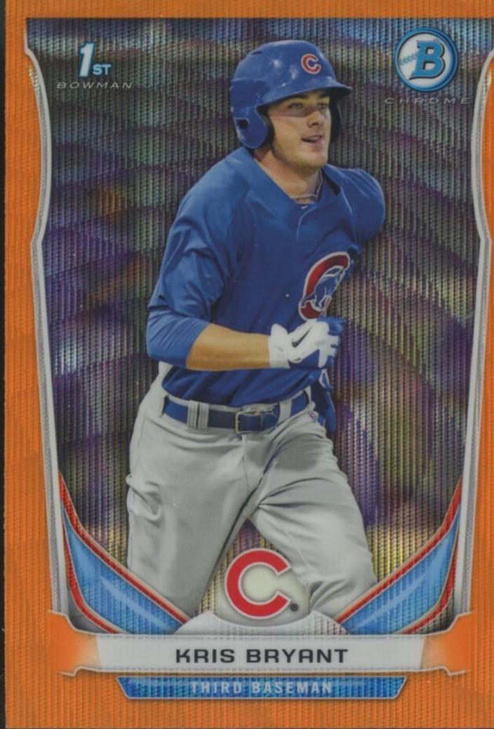 Kris Bryant [Orange Wave Refractor] #BCP25