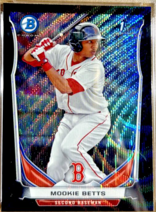 Mookie Betts [Black Wave Refractor] #BCP109