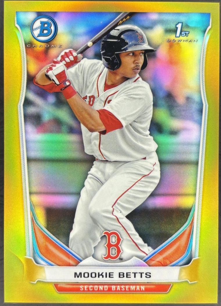 Mookie Betts [Gold Refractor] #BCP109
